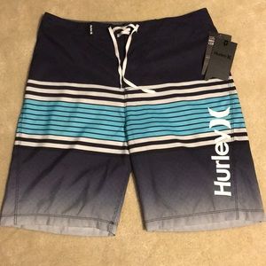 NWT navy Hurley sz 32 Nirvana board shorts